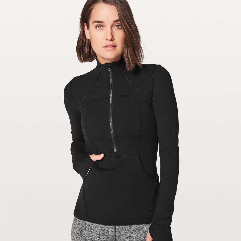 lululemon define pullover half zip 4 black